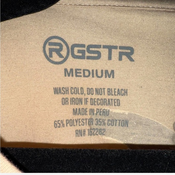 RGSTR- T Shirt - Men’s - Medium - Beige with graphics - Picture 3 of 4